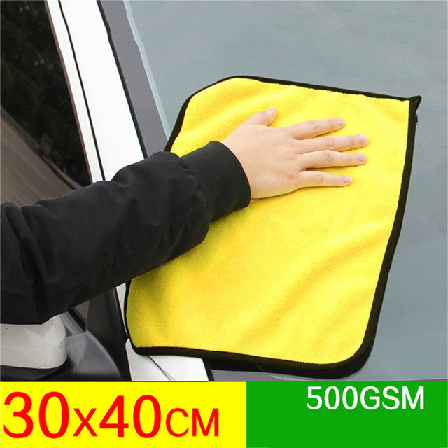 Mling 30x3 0/60 سنتيمتر غسيل السيارات منشفة سيارة من الألياف الدقيقة تنظيف تجفيف القماش هيمينغ العناية بالسيارات القماش بالتفصيل منشفة غسيل السيارات لتويوتا