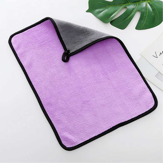 500GSM Super Absorption Car Wash Microfiber Towel With High Density Coral Velvet