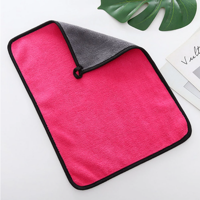 500GSM Super Absorption Car Wash Microfiber Towel With High Density Coral Velvet