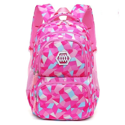 Children Orthopedic School Bags with 2/6 Wheels for Girls