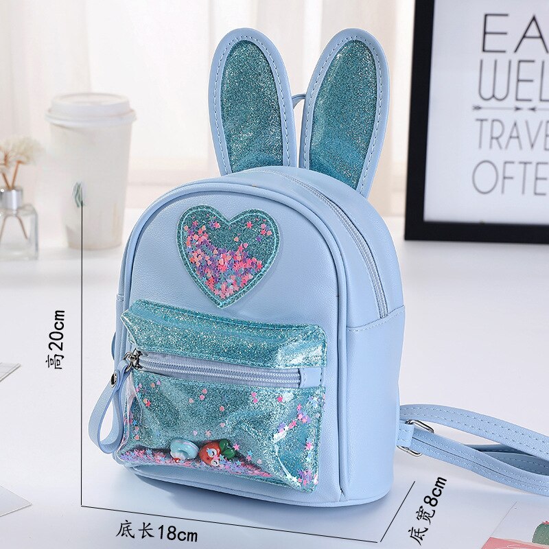 Children's Small Backpack Cute Rabbit Ear School Bags for Kids