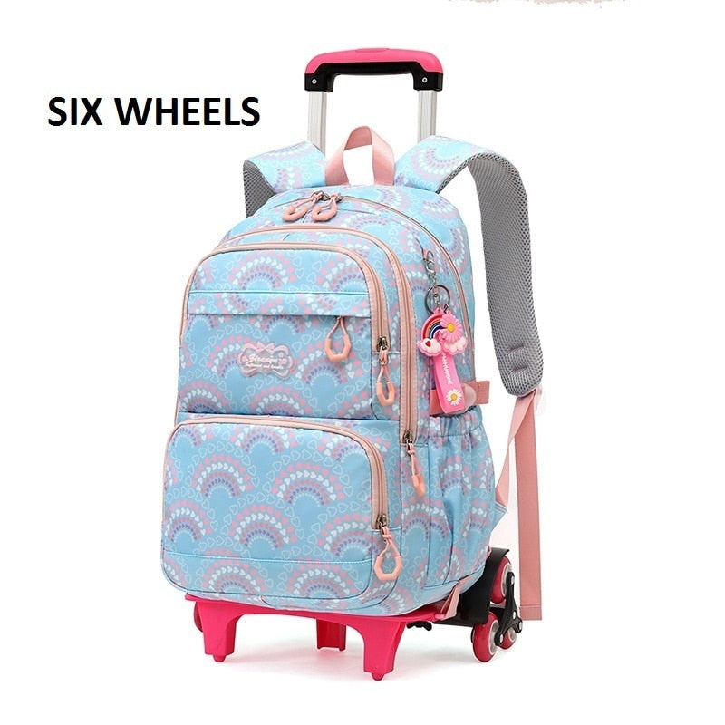 Rolling School Bags for Girls