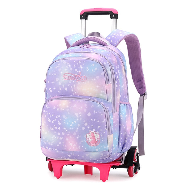 Children School bag set with Wheels