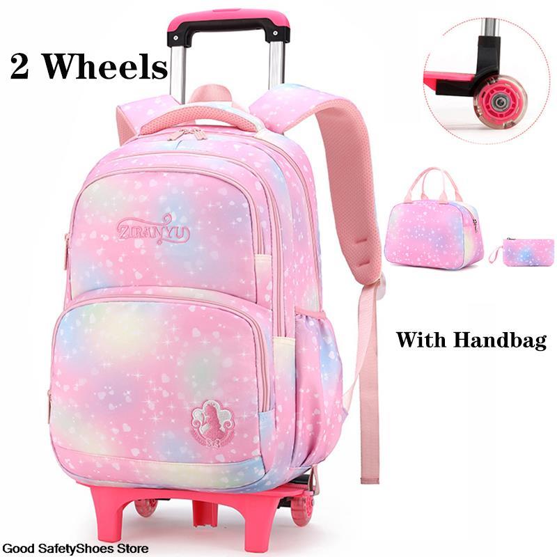 Children School Backpack with Wheels