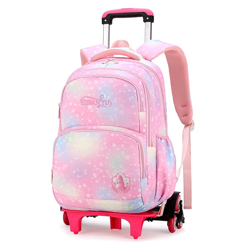 Children School bag set with Wheels