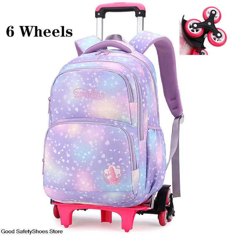 Children School Backpack with Wheels