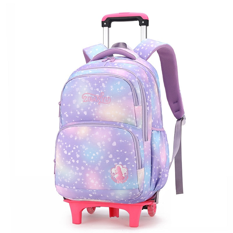 Children School bag set with Wheels