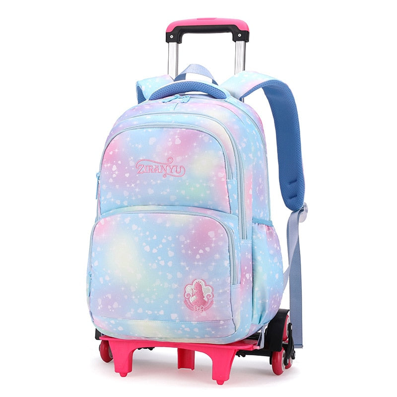 Children School bag set with Wheels