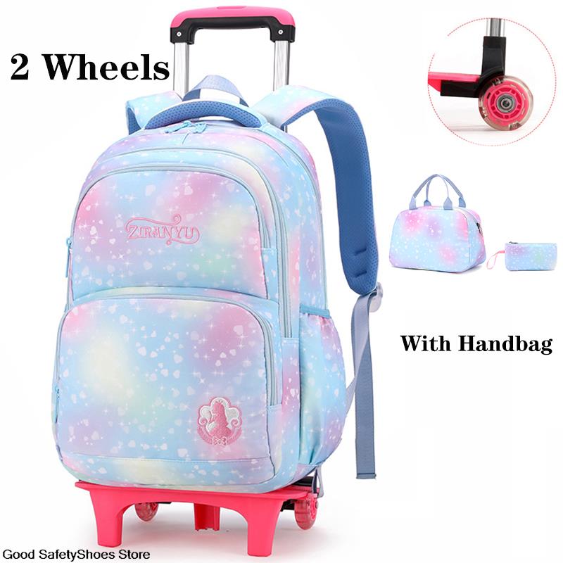 Children School Backpack with Wheels