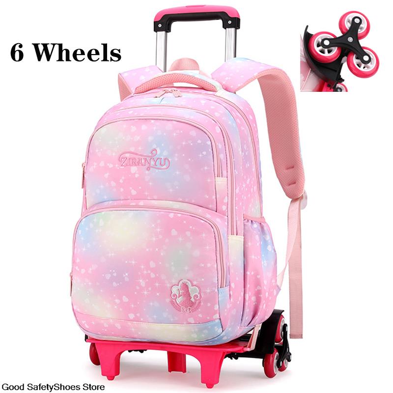 Children School Backpack with Wheels