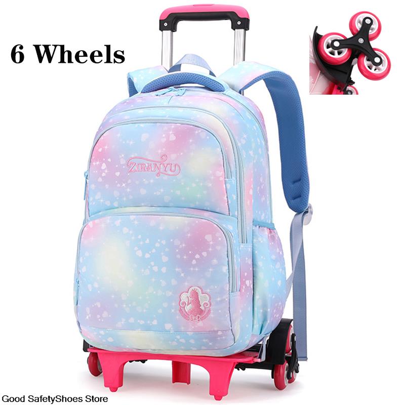 Children School Backpack with Wheels