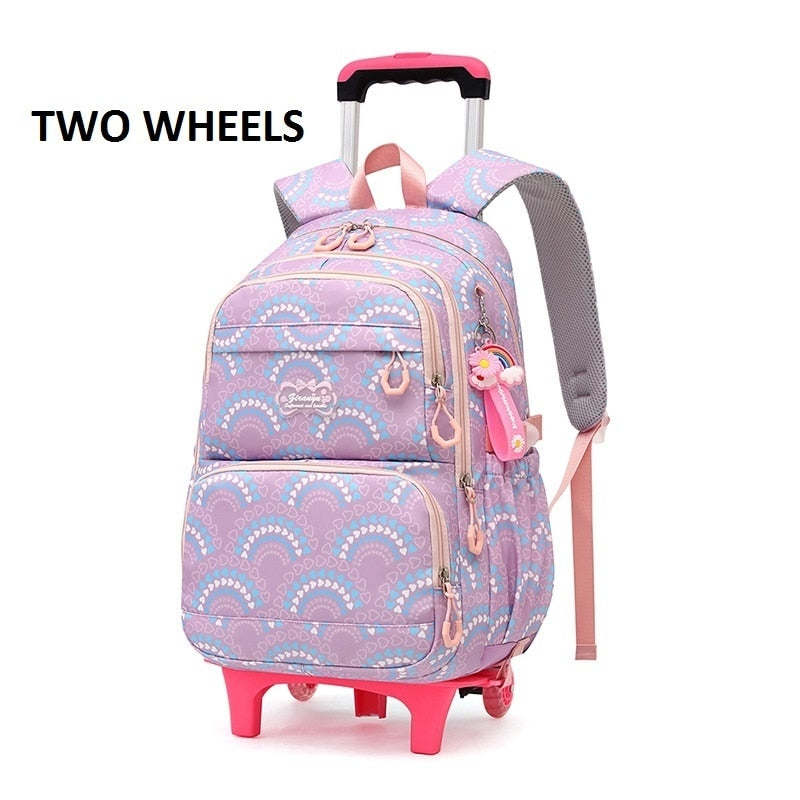 Rolling School Bags for Girls