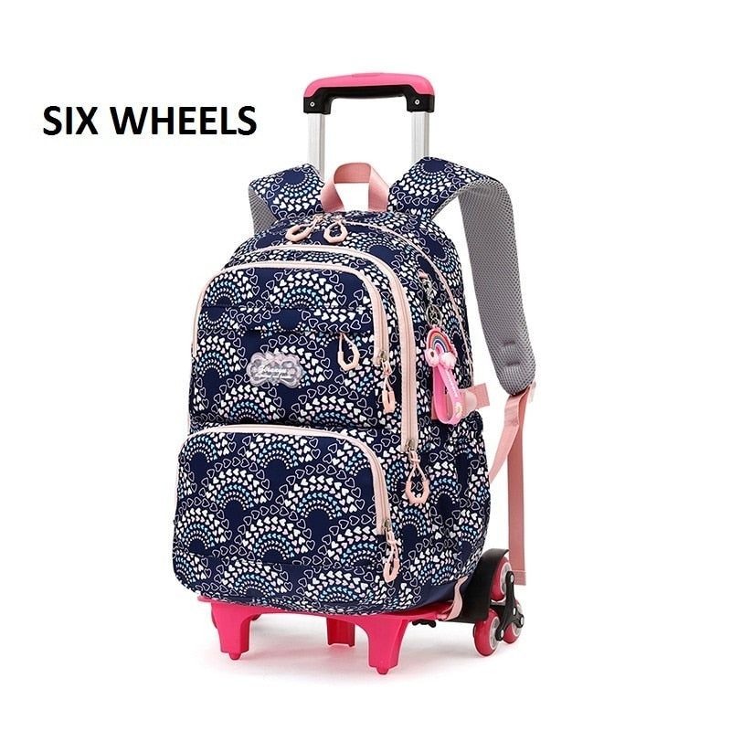 Rolling School Bags for Girls