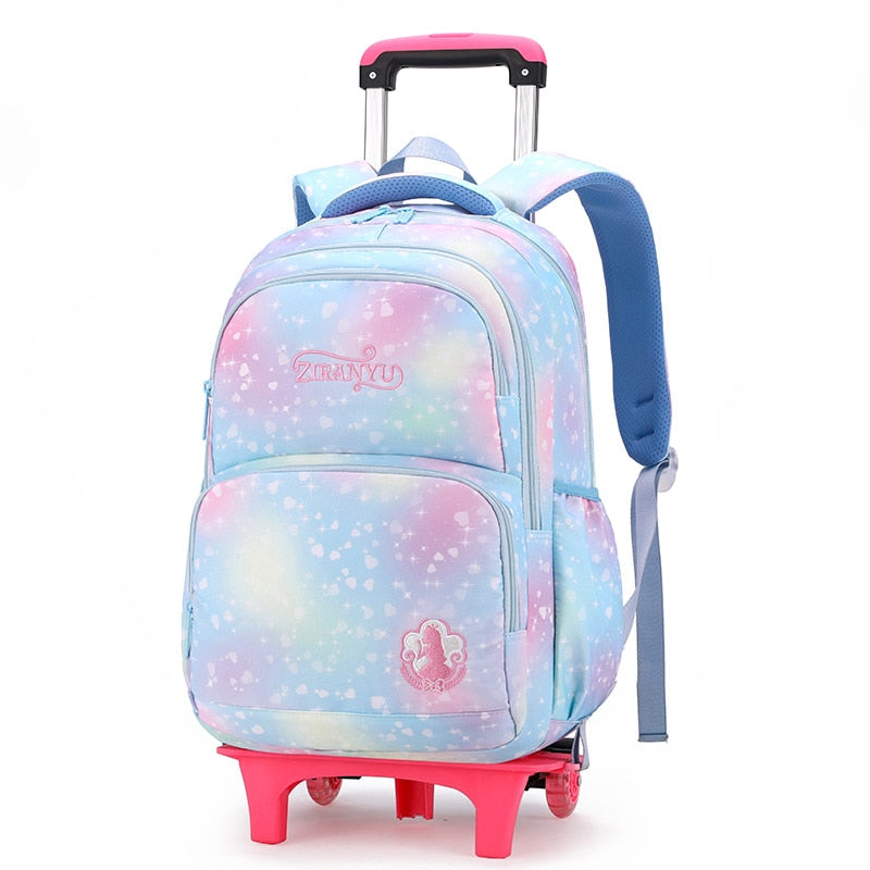 Children School bag set with Wheels