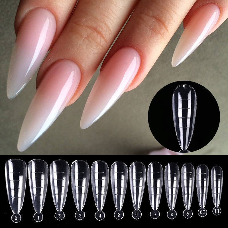 Acrylic Extension False Nail Tips Sculpted Full Cover Nail