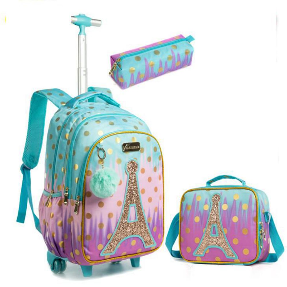 Children school Rolling Backpack Bag