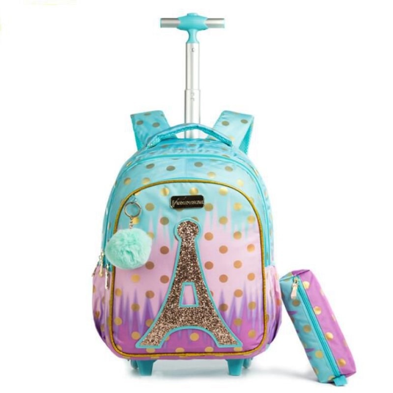 Children school Rolling Backpack Bag