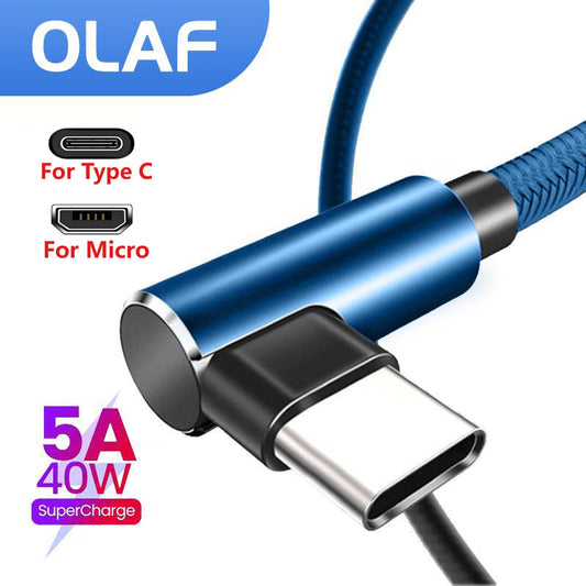 OLAF 5A USB C Cable Fast Charging Micro USB