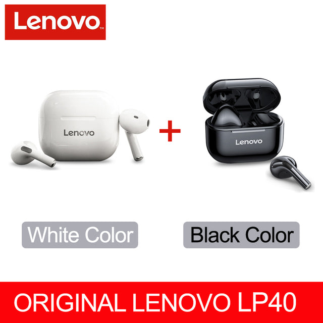Original Lenovo LP40 Pro TWS Earphones Wireless Bluetooth 5.1 Sport Noise Reduction