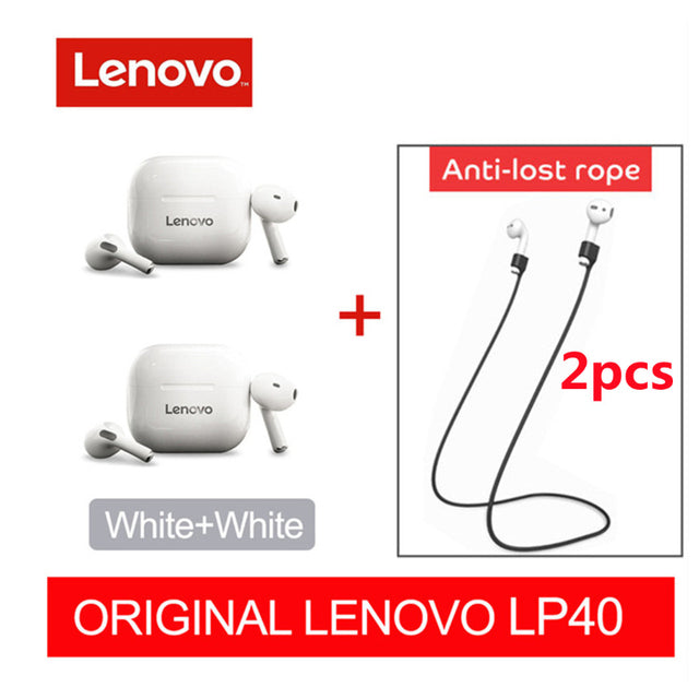 Original Lenovo LP40 Pro TWS Earphones Wireless Bluetooth 5.1 Sport Noise Reduction