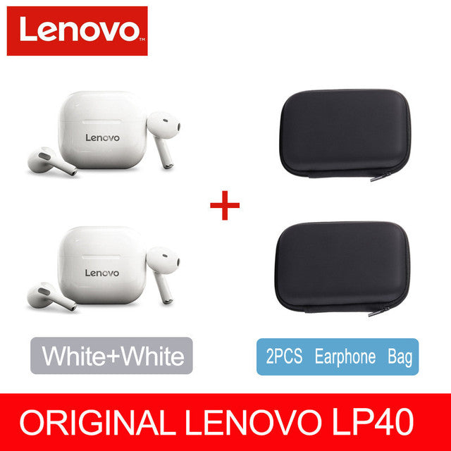 Original Lenovo LP40 Pro TWS Earphones Wireless Bluetooth 5.1 Sport Noise Reduction