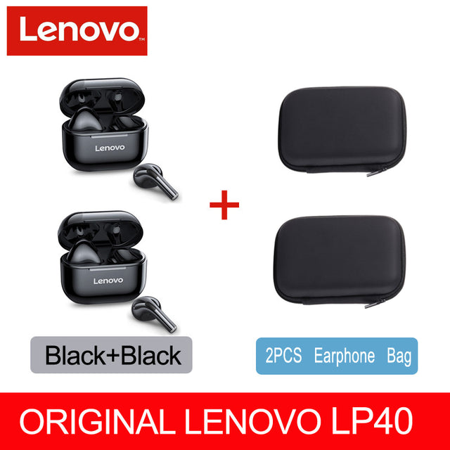 Original Lenovo LP40 Pro TWS Earphones Wireless Bluetooth 5.1 Sport Noise Reduction