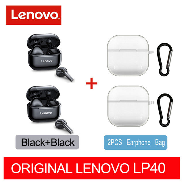 Original Lenovo LP40 Pro TWS Earphones Wireless Bluetooth 5.1 Sport Noise Reduction