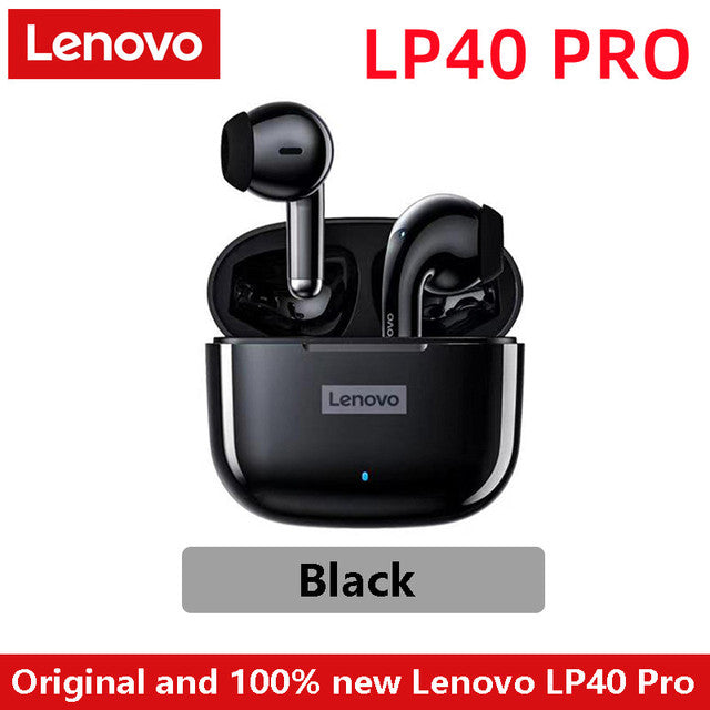 Original Lenovo LP40 Pro TWS Earphones Wireless Bluetooth 5.1 Sport Noise Reduction