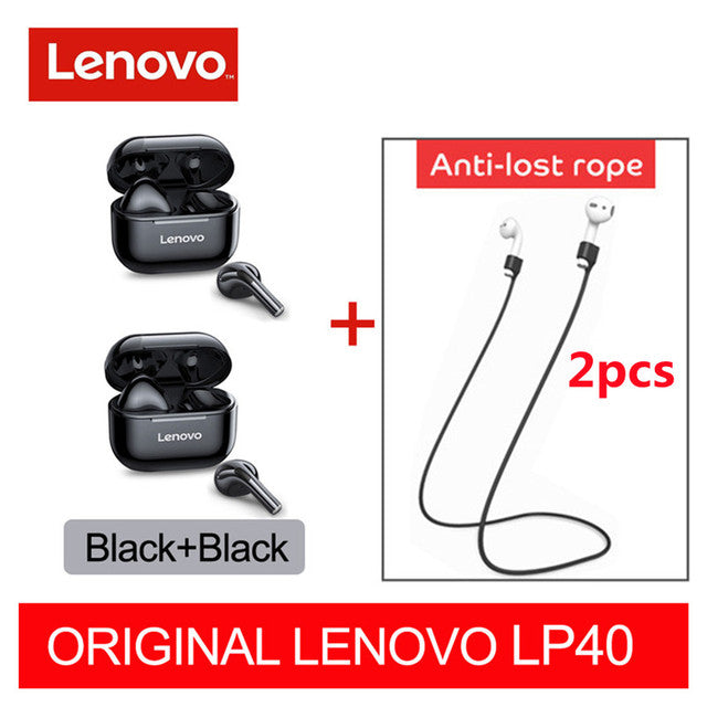 Original Lenovo LP40 Pro TWS Earphones Wireless Bluetooth 5.1 Sport Noise Reduction