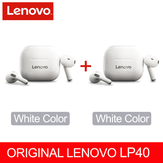 Original Lenovo LP40 Pro TWS Earphones Wireless Bluetooth 5.1 Sport Noise Reduction