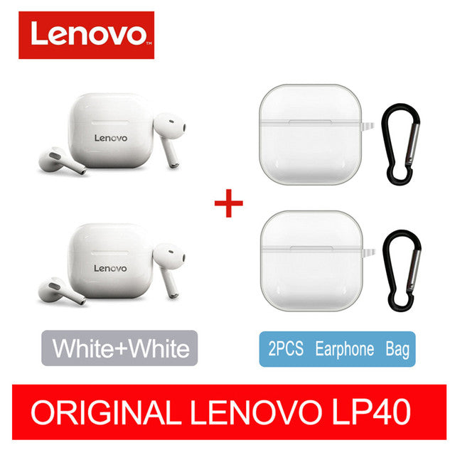 Original Lenovo LP40 Pro TWS Earphones Wireless Bluetooth 5.1 Sport Noise Reduction