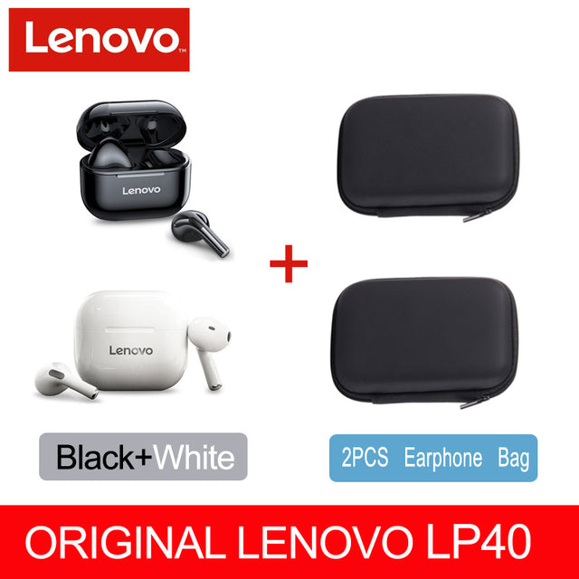 Original Lenovo LP40 Pro TWS Earphones Wireless Bluetooth 5.1 Sport Noise Reduction
