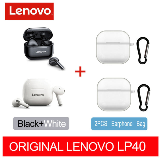 Original Lenovo LP40 Pro TWS Earphones Wireless Bluetooth 5.1 Sport Noise Reduction