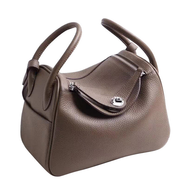 Real Leather Female Tote Bag Designers Luxury Handbags Soft Cow Genuine Leather Carry on Hand Bags Women&#39;s Trending 2021