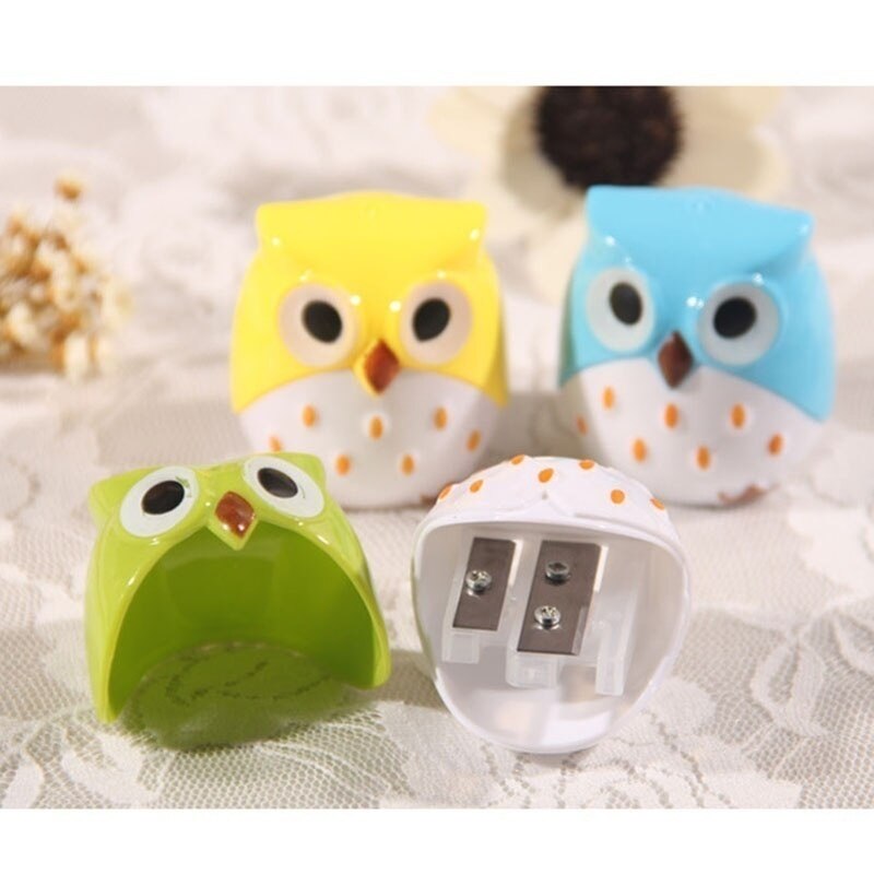 Mini Funny Cute Lovely Owl Pattern Pencil Sharpener