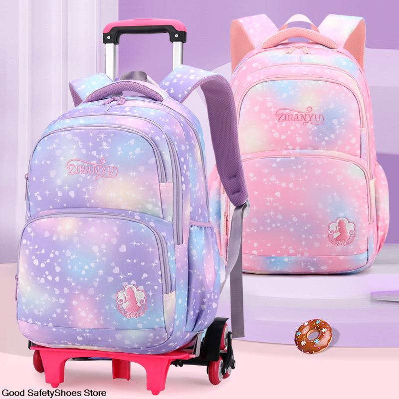 Children School Backpack with Wheels