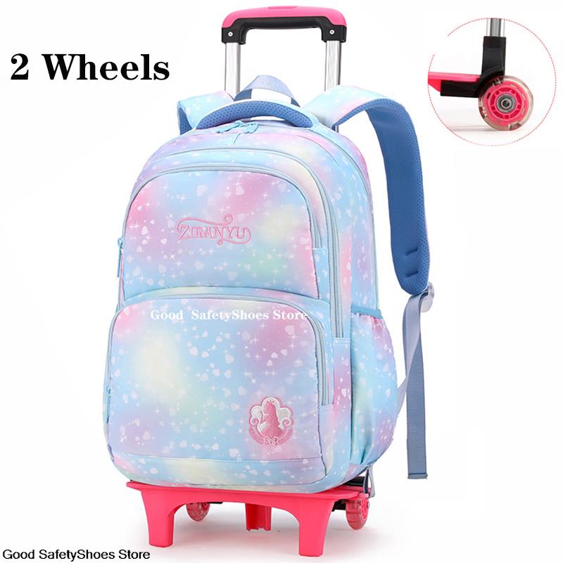 Children School Backpack with Wheels