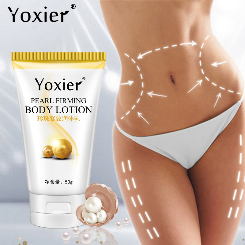 Yoxier Pearl ثبات مرطب الجسم التخسيس السيلوليت تدليك إزالة علامات التمدد كريم علاج الجسم العناية بالبشرة أداة رفع الصحة